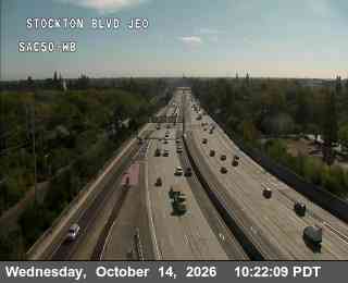 US-50 at Just east of Stockton Bl WB