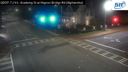 Academy St at Haynes Bridge Rd