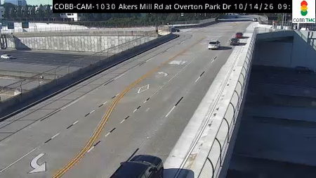 Akers Mill Rd at Overton Park Dr