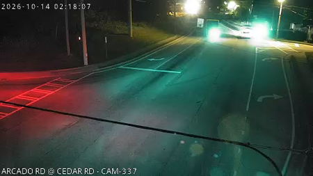 Arcado Rd at Cedar Rd