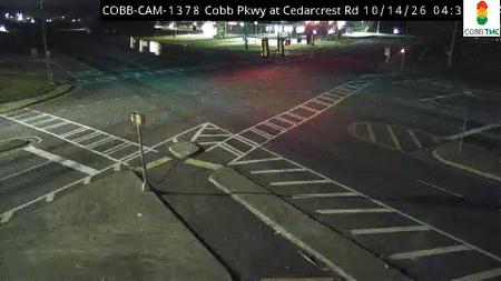 Cobb Pkwy at Cedarcrest Rd
