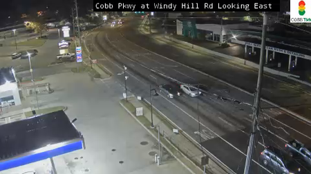 Cobb Pkwy at Windy Hill Rd Looking East