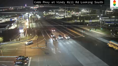 Cobb Pkwy at Windy Hill Rd Looking South