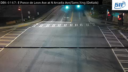 E Ponce De Leon Av at N Arcadia Ave/Sams Xing