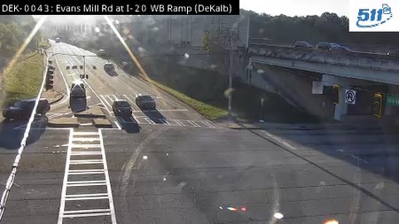 Evans Mill Rd at I-20 WB Ramp
