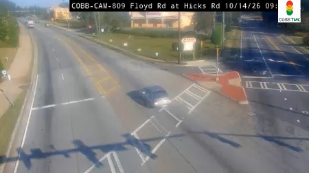 Floyd Rd at Hicks Rd