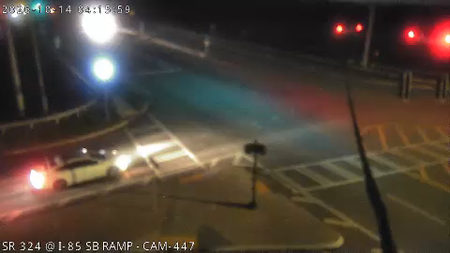 Gravel Springs Rd at I-85 SBR