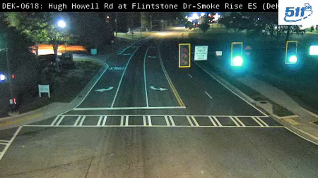 Hugh Howell Rd at Flintstone Dr-Smoke Rise ES