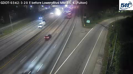 I-20 before Lowery Blvd