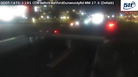 I-285 before Ashford Dunwoody Rd