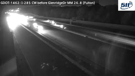I-285 before Glenridge Dr