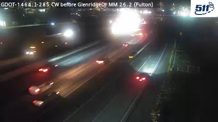 I-285 before Glenridge Dr