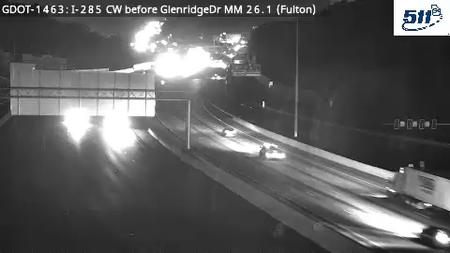 I-285 before Glenridge Dr