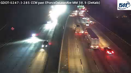 I-285 past EPonce De Leon Ave