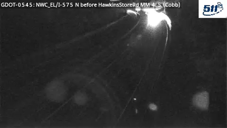 I-575 before Hawkins Store Rd (Express Lanes)