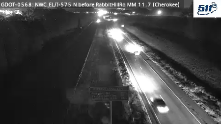 I-575 before Rabbit Hill Rd (Express Lanes)