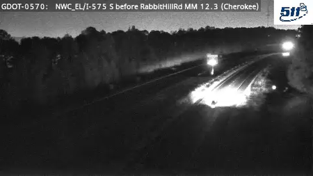 I-575 before Rabbit Hill Rd (Express Lanes)