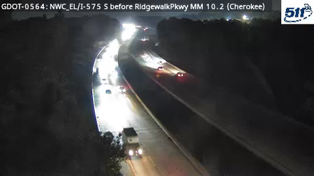 I-575 before Ridgewalk Pkwy (Express Lanes)