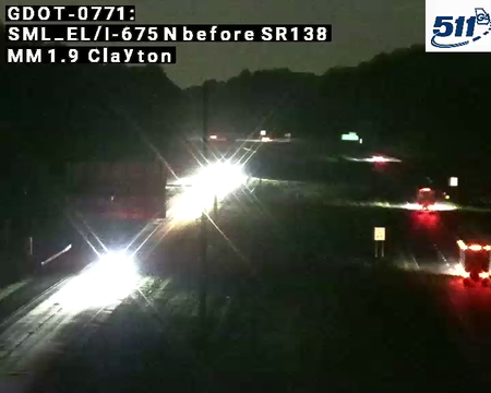 I-675 before SR138 (Express Lanes)