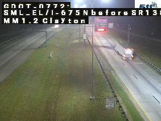 I-675 before SR138 (Express Lanes)