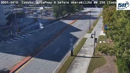 I-75 before Akers Mill Rd (Express Lanes)