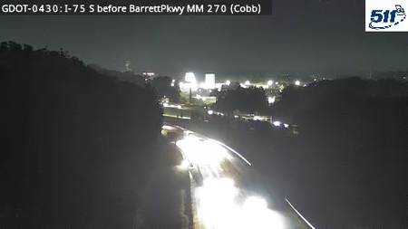 I-75 before Barrett Pkwy