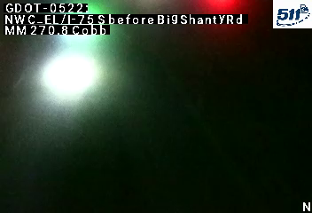 I-75 before Big Shanty Rd (Express Lanes)
