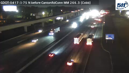 I-75 before Canton Rd Conn