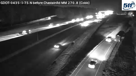I-75 before Chastain Rd