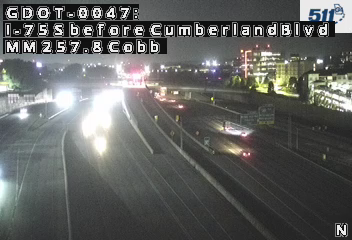 I-75 before Cumberland Blvd