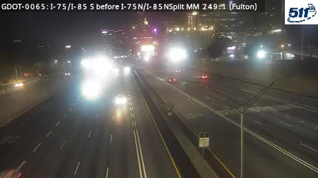 I-75 before I-75N/I-85NSplit