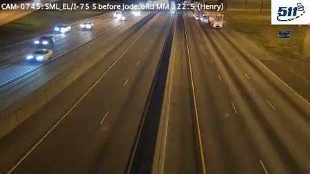 I-75 before Jodeco Rd (Express Lanes)