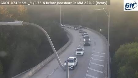 I-75 before Jonesboro Rd (Express Lanes)