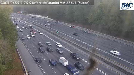 I-75 before Mt Paran Rd (Express Lanes)