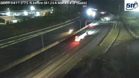 I-75 before SR120A