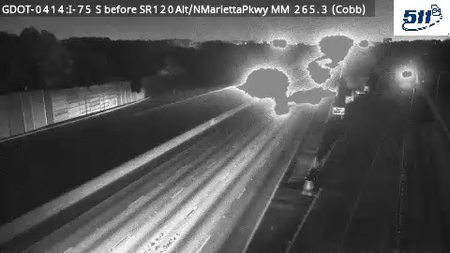 I-75 before SR120Alt/NMarietta Pkwy