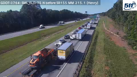 I-75 before SR155 (Express Lanes)