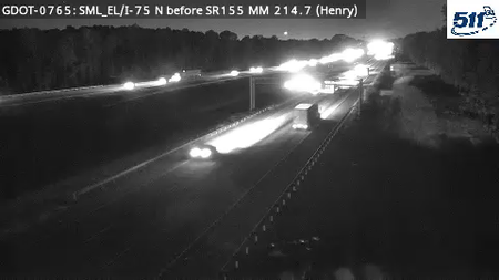I-75 before SR155 (Express Lanes)