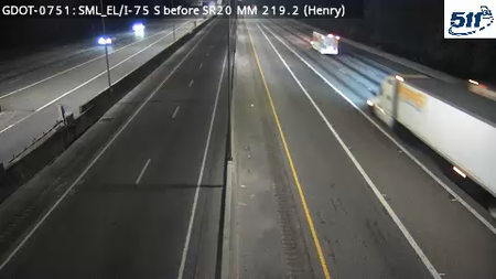 I-75 before SR20 (Express Lanes)
