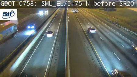 I-75 before SR20 (Express Lanes)