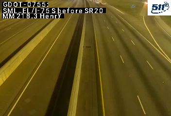 I-75 before SR20 (Express Lanes)