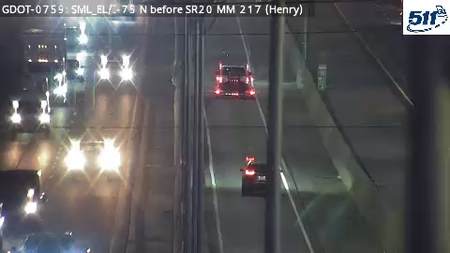 I-75 before SR20 (Express Lanes)