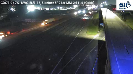 I-75 before SR280 (Express Lanes)