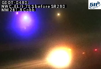 I-75 before SR280 (Express Lanes)