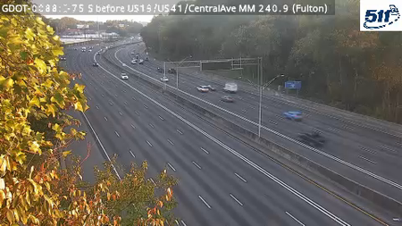 I-75 before US19/US41/Central Ave