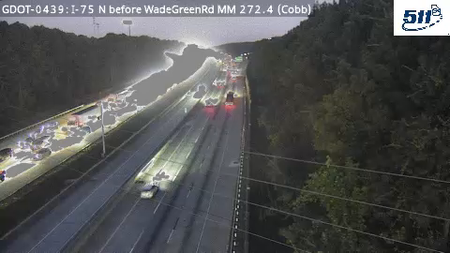 I-75 before Wade Green Rd