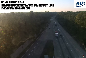 I-75 before Wade Green Rd