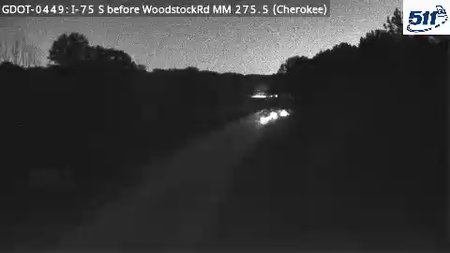 I-75 before Woodstock Rd