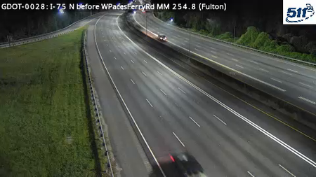 I-75 before WPaces Ferry Rd