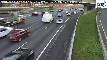 I-75 before WPeachtree St